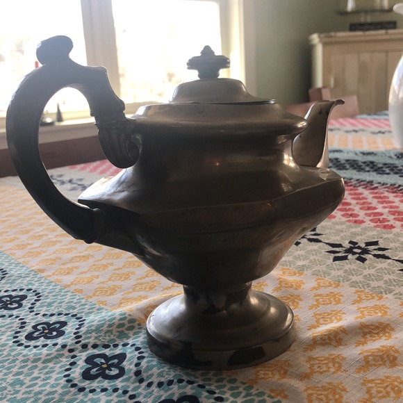 Pewter Tea Pot - Picture 2 of 8